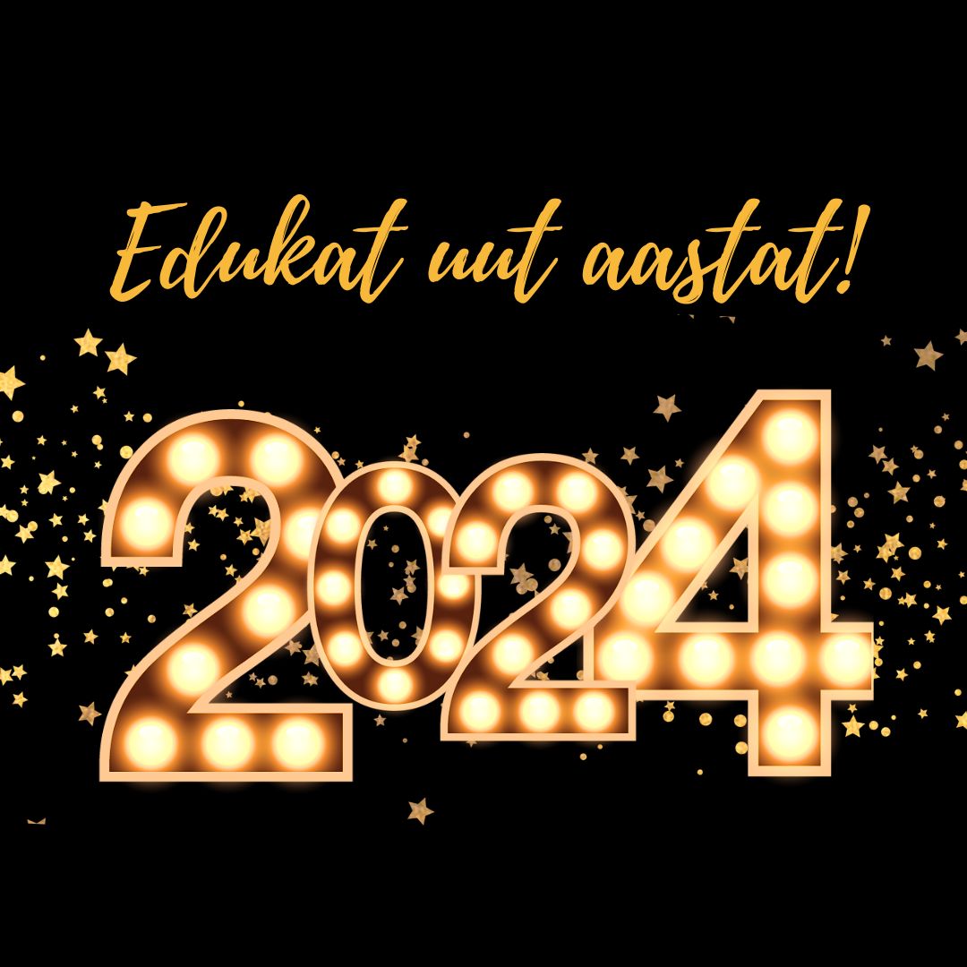 Edukat uut aastat!